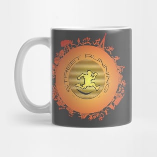 Street Running 1 Round Mug